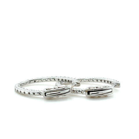 Oval Hoop Earrings