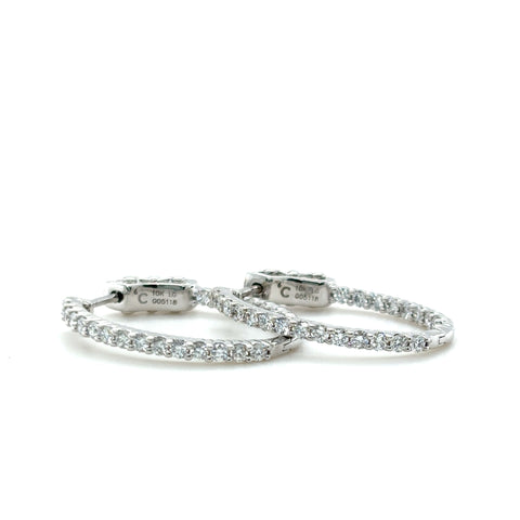 Oval Hoop Earrings