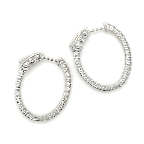 Oval Hoop Earrings - Ready to Ship!