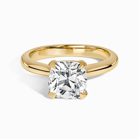 Evergreen Cathedral Ring - Old Mine 2.86 ct