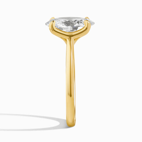 Statement Cathedral Ring - Oval 3.45 ct