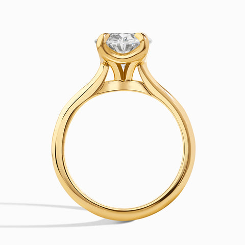 Statement Cathedral Ring - Oval 3.45 ct