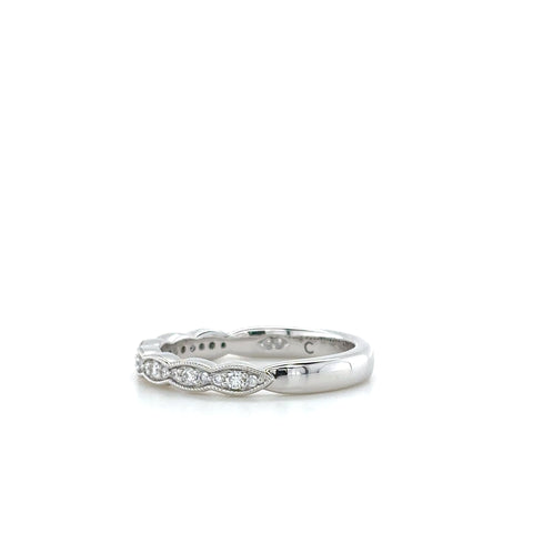 Textured Wedding Band 0.17ct - Ready to Ship!